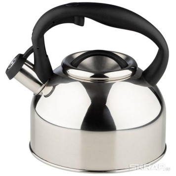 Чайник из нерж.стали Melodia (2.5л, со свистком, зеркальная полировка) MALLONY 006870-2