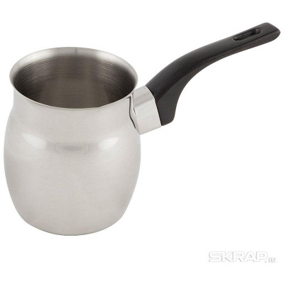 Кофеварка/турка TURCO 400мл стальная с бакелитовой ручкой MALLONY 007008