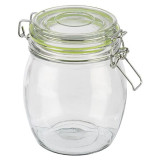 Банка стеклянная 1.0л BRAVO с бугельным замком MALLONY 007252