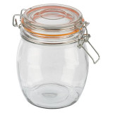 Банка стеклянная 1.5л BRAVO с бугельным замком MALLONY 007253