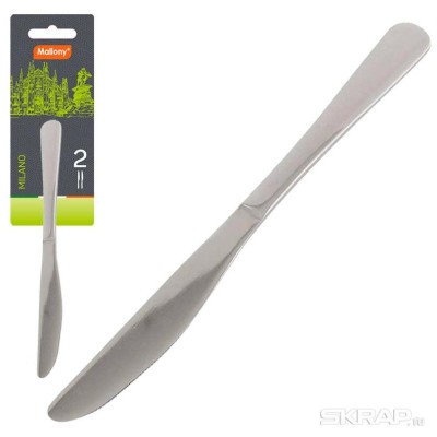 Набор ножей столовых MILANO (2шт) MALLONY 007295