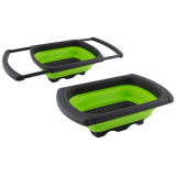 Дуршлаг на раковину FRUTTI 60(38,5х25х12см (складной, выдвижн. ручки) MALLONY 007352