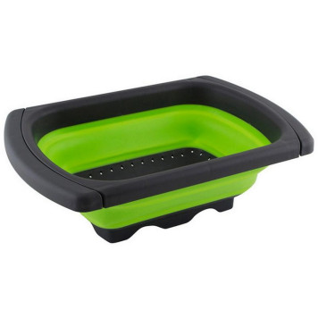 Дуршлаг на раковину FRUTTI 60(38,5х25х12см (складной, выдвижн. ручки) MALLONY 007352-1