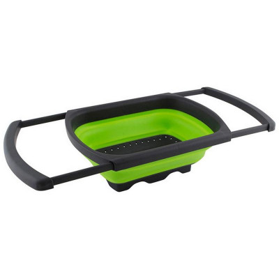 Дуршлаг на раковину FRUTTI 60(38,5х25х12см (складной, выдвижн. ручки) MALLONY 007352-2