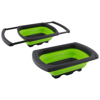 Дуршлаг на раковину FRUTTI 60(38,5х25х12см (складной, выдвижн. ручки) MALLONY 007352