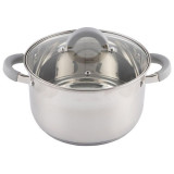 Кастрюля из нерж.стали Felicita (5.1л) MALLONY 009389