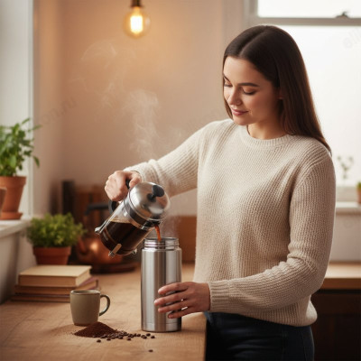 Термос металл MALLONY SE-1000B широкое горло 074033-4