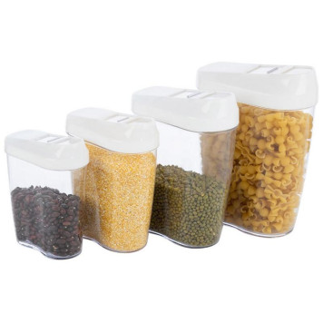 Набор контейнеров для сыпучих продуктов SB-2 Рыжий кот (4шт) MALLONY 102839-1