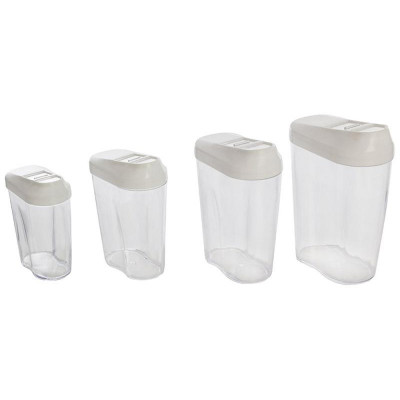 Набор контейнеров для сыпучих продуктов SB-2 Рыжий кот (4шт) MALLONY 102839