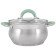 Кастрюля MENTOLO (3.6л) из нерж.стали с крышкой, ручки с силиконом MALLONY 103577