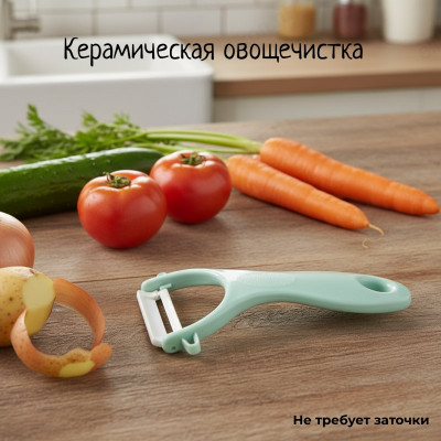 Овощечистка MALLONY Mentolo керамика 103620 горизонт