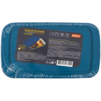 Форма для запекания стекло Mallony BELLISSIMO 2,2л ФМ-103629-5