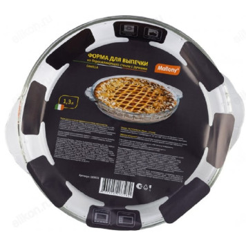 Форма для запекания стекло MALLONY CAMILLA 1,3л ФМ-103633-3