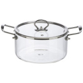 Кастрюля с крышкой Leonord ITALIANO 2.5л из жаропрочного стекла MALLONY 105037 Кастрюля с крышкой Leonord ITALIANO 2.5л из жаропрочного стекла MALLONY 105037