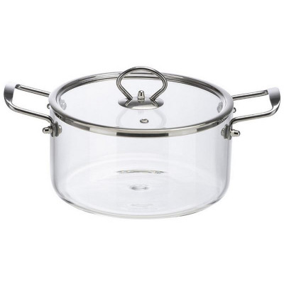 Кастрюля с крышкой Leonord ITALIANO 2.5л из жаропрочного стекла MALLONY 105037