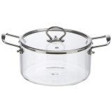 Кастрюля с крышкой Leonord ITALIANO 3.5л из жаропрочного стекла MALLONY 105038