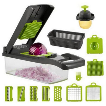 Овощерезка многофункциональная Leonord 14в1 (с контейнером) MALLONY 105041