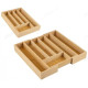 Лоток для столовых приборов MALLONY BAMBOO раздвижной 105123 lthtdj
