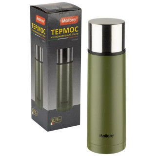Термос из нерж.стали BOSSOLO (0.75л) зеленый MALLONY 106031