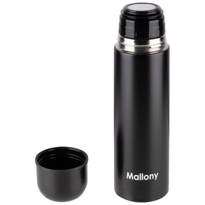 Термос из нерж.стали SOLIDO (0.5л) черный MALLONY 106045-2