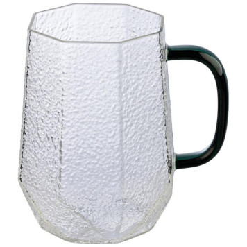 Кружка Leonord AROMA 430мл из боросиликатного рельефного стекла MALLONY 106477-1