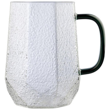 Кружка Leonord AROMA 430мл из боросиликатного рельефного стекла MALLONY 106477-2
