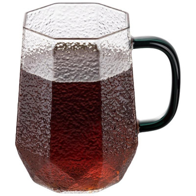 Кружка Leonord AROMA 430мл из боросиликатного рельефного стекла MALLONY 106477