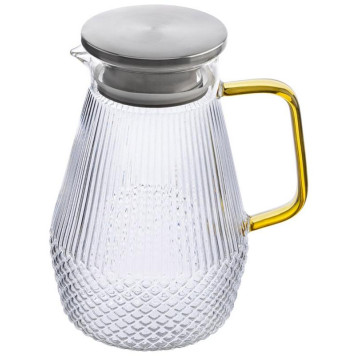Кувшин Leonord AROMA 1.6л из боросиликатного рельефного стекла MALLONY 106478-1