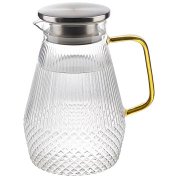 Кувшин Leonord AROMA 1.6л из боросиликатного рельефного стекла MALLONY 106478