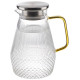 Кувшин Leonord AROMA 1.6л из боросиликатного рельефного стекла MALLONY 106478