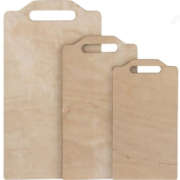 Набор разделочных досок MALLONY 107017 3шт фанера