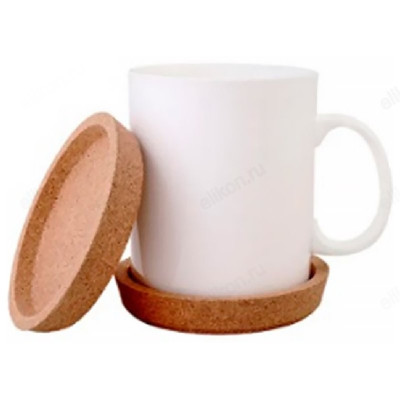 Подставка для кружки Mallony Skandi пробка 107084 2шт-4