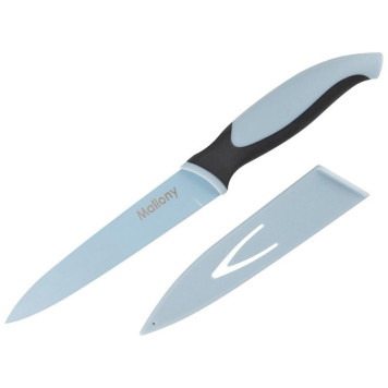 Нож с пластиковой рукояткой ARNO универсальный (в ножнах) MALLONY 107140