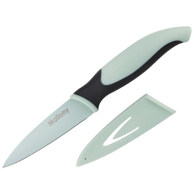 Нож с пластиковой рукояткой ARNO для овощей (в ножнах) MALLONY 107141