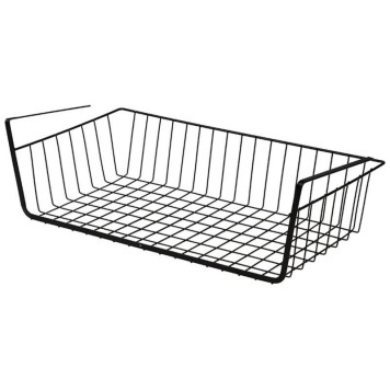 Корзинка навесная полочная L’ordine Nero 48х24.5х14см MALLONY 107584