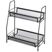 Этажерка настольная Mallony L’ordine Nero 107588 2 яруса Этажерка настольная Mallony L’ordine Nero 107588 2 яруса