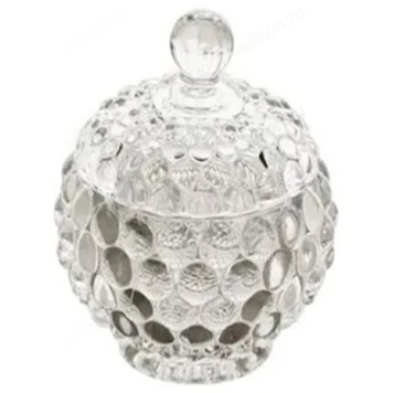 Сахарница стекло DOLCE с рельефным корпусом 107619