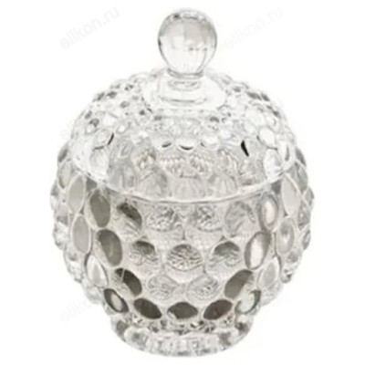 Сахарница стекло DOLCE с рельефным корпусом 107619