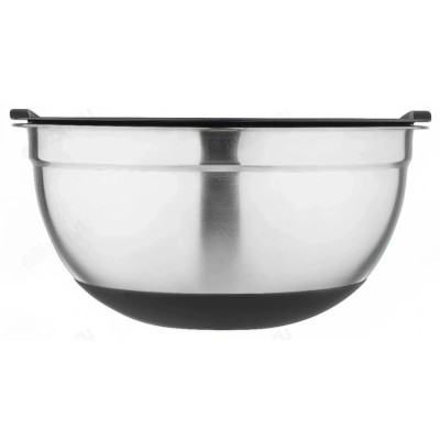 Миска металл Mallony AMARENA 3л с крышкой 107629-1