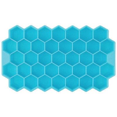 Форма для льда PERFETTO соты (37 ячеек с крышкой) MALLONY 107661-2