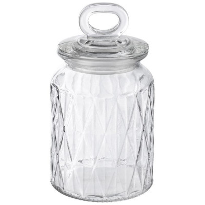 Банка стеклянная FANTASIA 0.95л для сыпучих продуктов MALLONY 107834