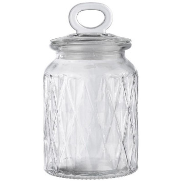 Банка стеклянная FANTASIA 0.95л для сыпучих продуктов MALLONY 107834-2