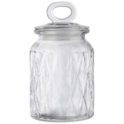 Банка стеклянная FANTASIA 0.95л для сыпучих продуктов MALLONY 107834-2
