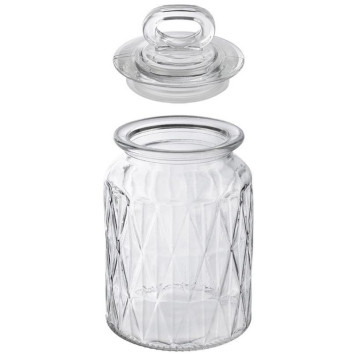 Банка стеклянная FANTASIA 0.95л для сыпучих продуктов MALLONY 107834-3