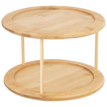 Подставка для кухни вращающаяся круглая BAMBU (бамбук) MALLONY 108078