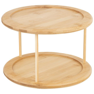 Подставка для кухни вращающаяся круглая BAMBU (бамбук) MALLONY 108078