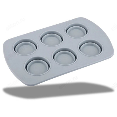 Форма для кексов силикон MALLONY 6шт складная 108093-1