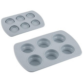 Форма для выпечки 6 кексов складная ARMONICO (силикон) MALLONY 108093