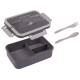 Ланч-бокс MIGLIORE ложка, вилка в комплекте (1.0л) MALLONY 108188