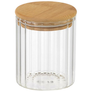 Банка из рельефного стекла Leonord 'AROMA RIVIERA' 450мл MALLONY 108278